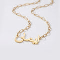 Custom name necklace link chain