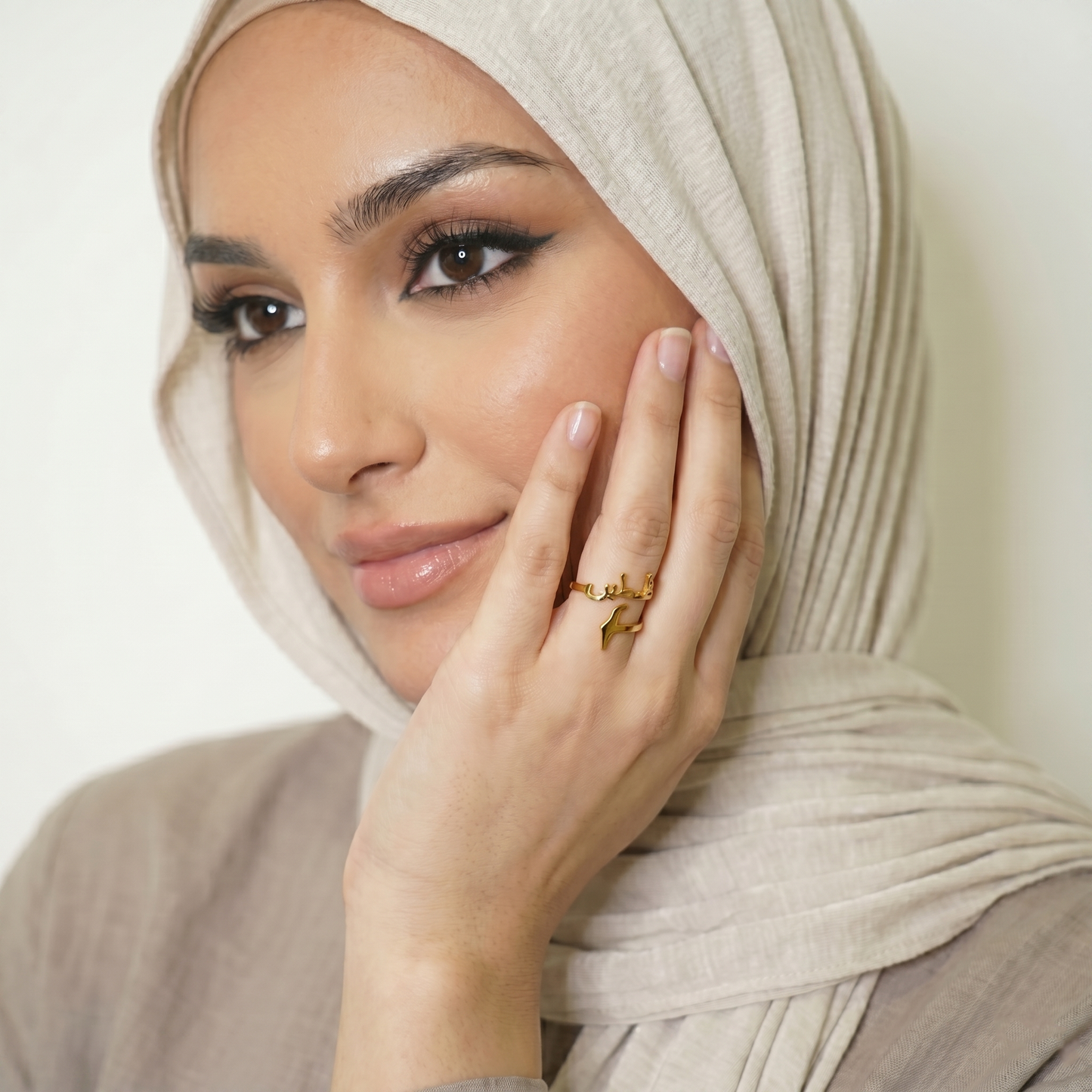 Custom Name Ring with map