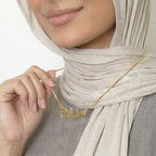 Custom name necklace box chain