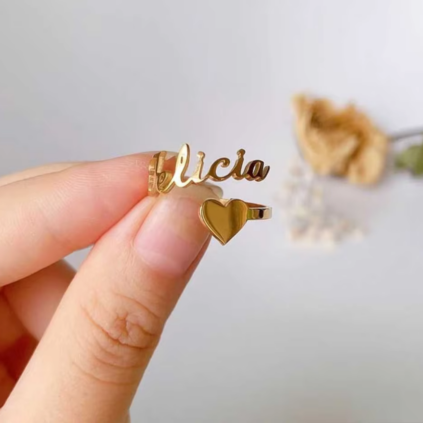 Custom Name Ring