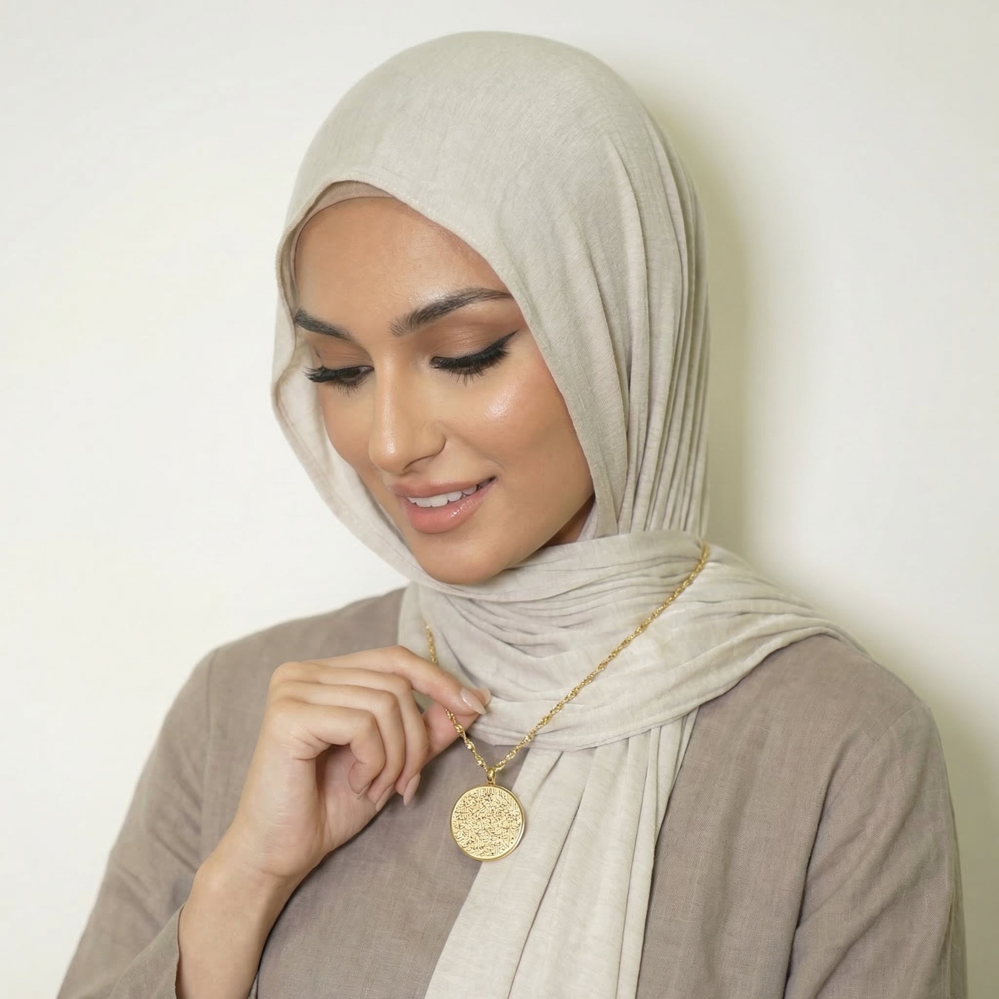 Ayatul Kursi Necklace Curb Chains