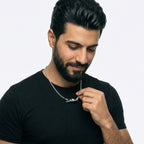 Custom Name Wheat Chain Men's Necklace