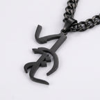 Mens name necklace cuban chain