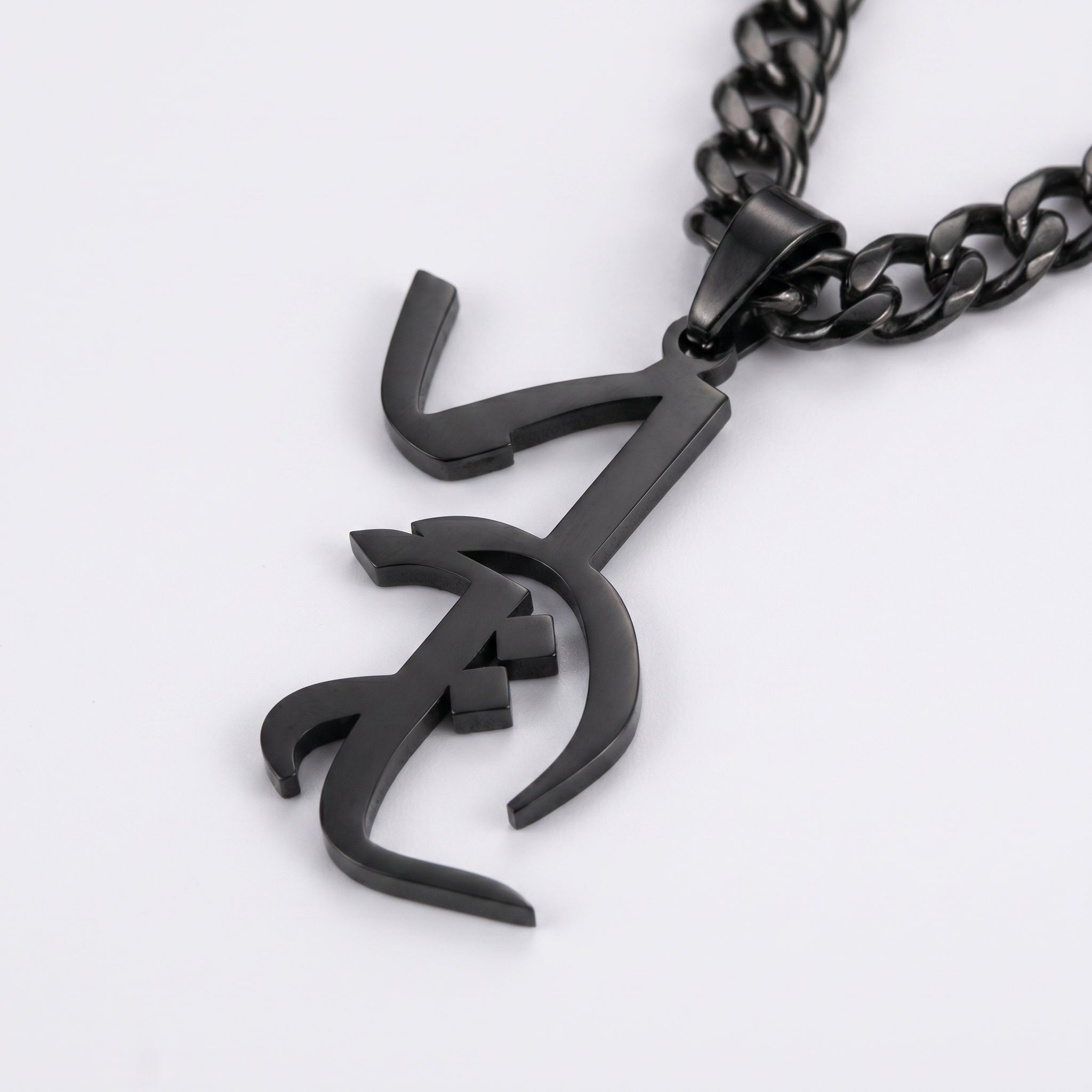 Mens name necklace cuban chain