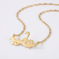 Thick Font Necklace
