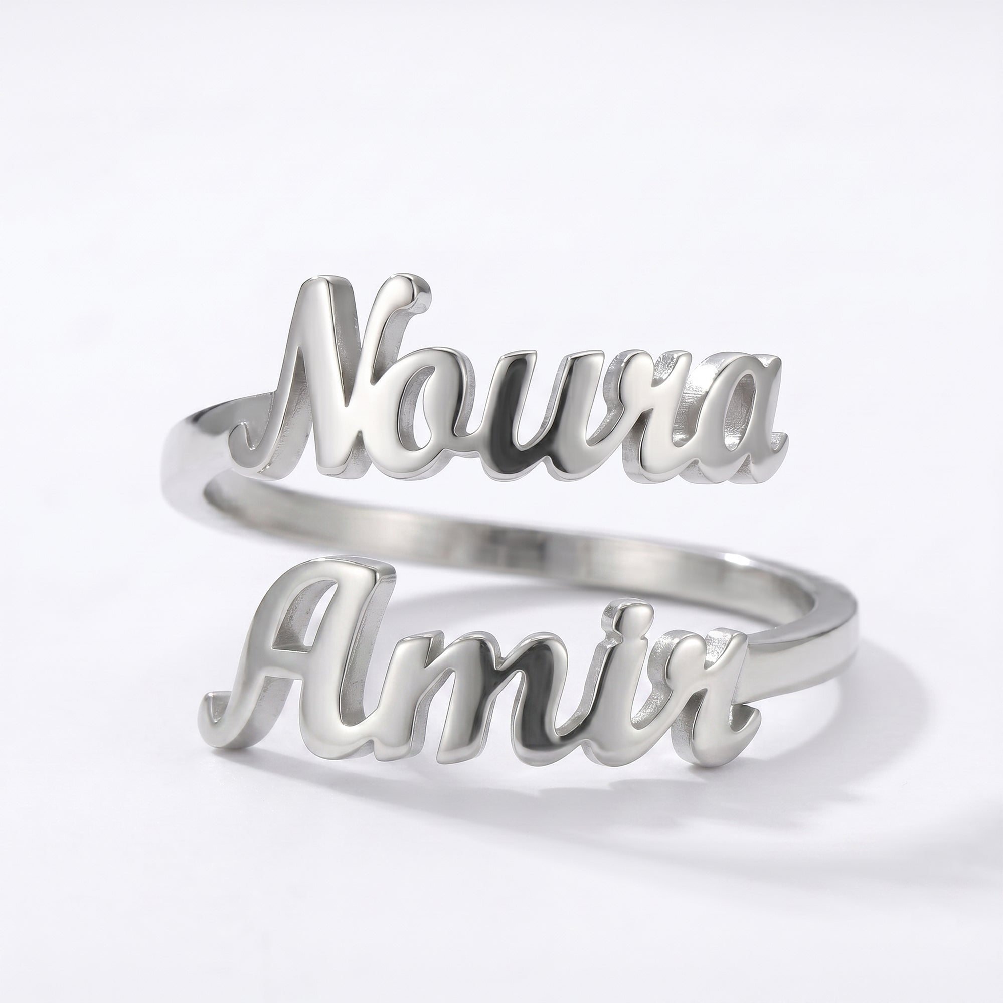 Double name ring