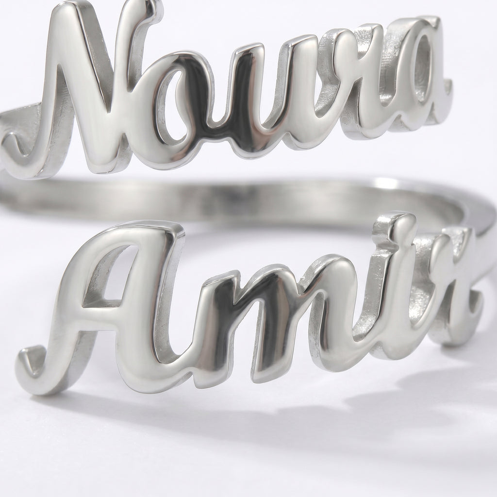 Double name ring