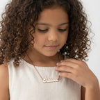 Custom Name Box Chain Girls Necklace