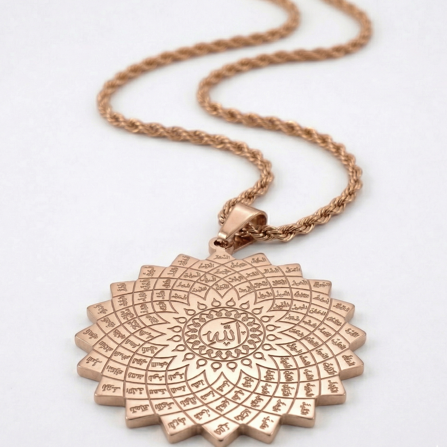 'The 99 Names of Allah' Twisted Chain Necklace
