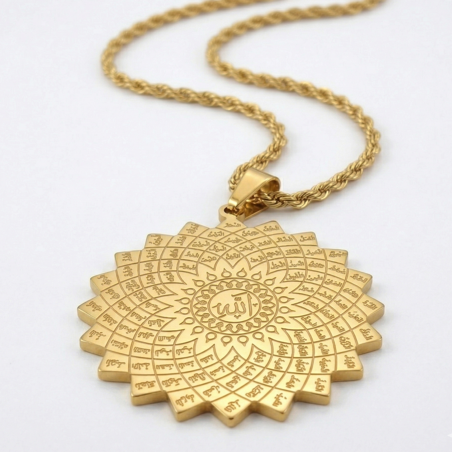 'The 99 Names of Allah' Twisted Chain Necklace