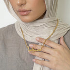 Custom name necklace 3mm Curb chain