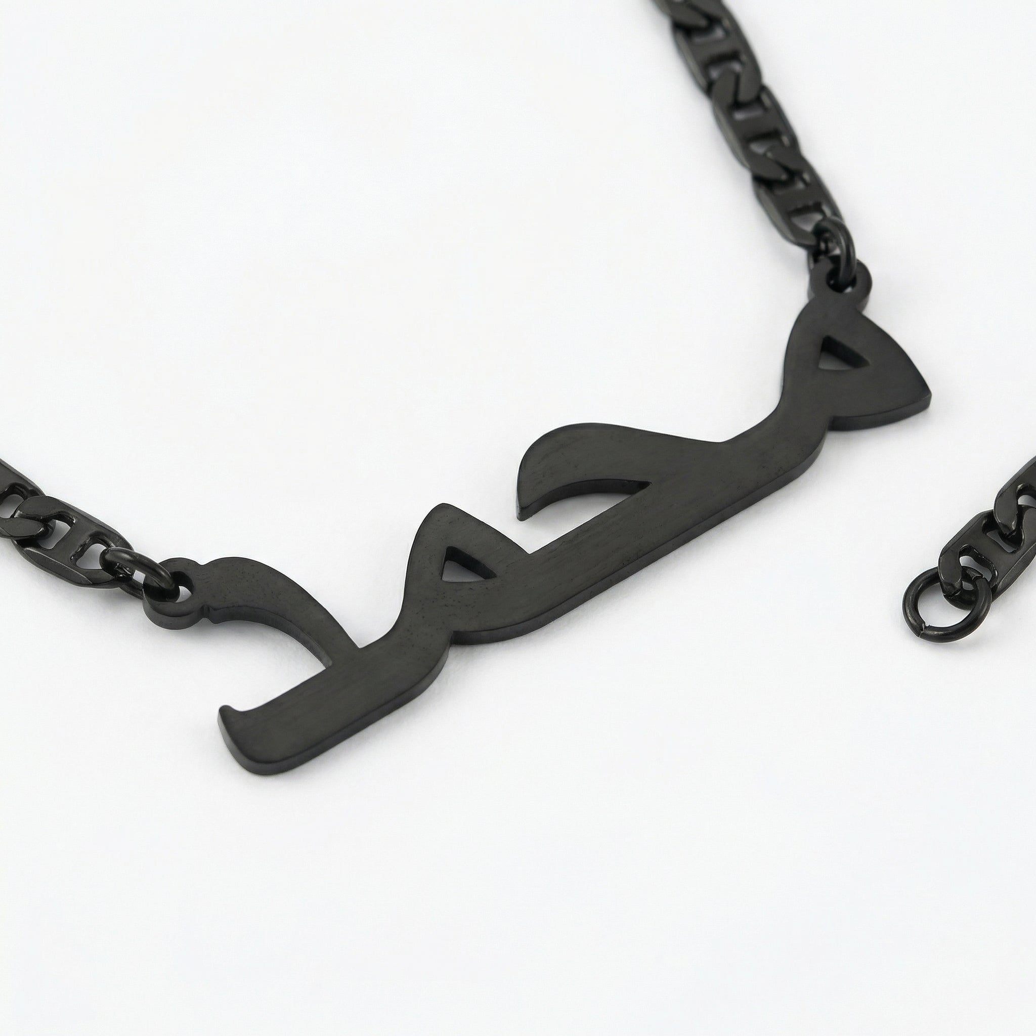 Custom Name Moon Chain Men's Necklace
