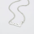 Custom Name Moon Chain Men's Necklace