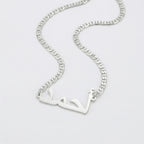 Custom Name Moon Chain Men's Necklace