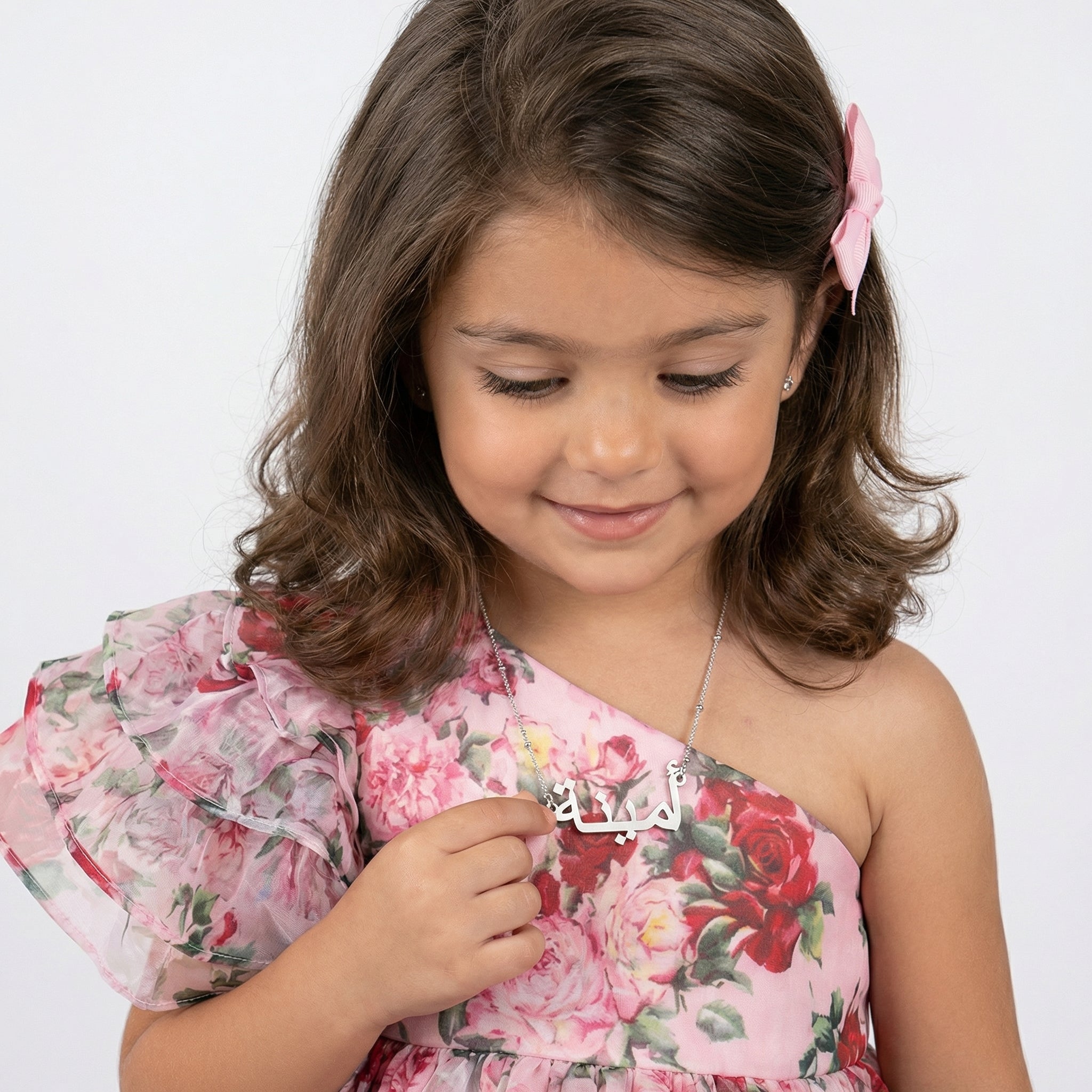 Custom Name Planet Chain Girls Necklace