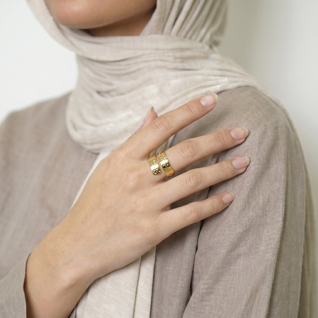 With Hardship Comes Ease Ring