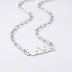 Custom name necklace link chain