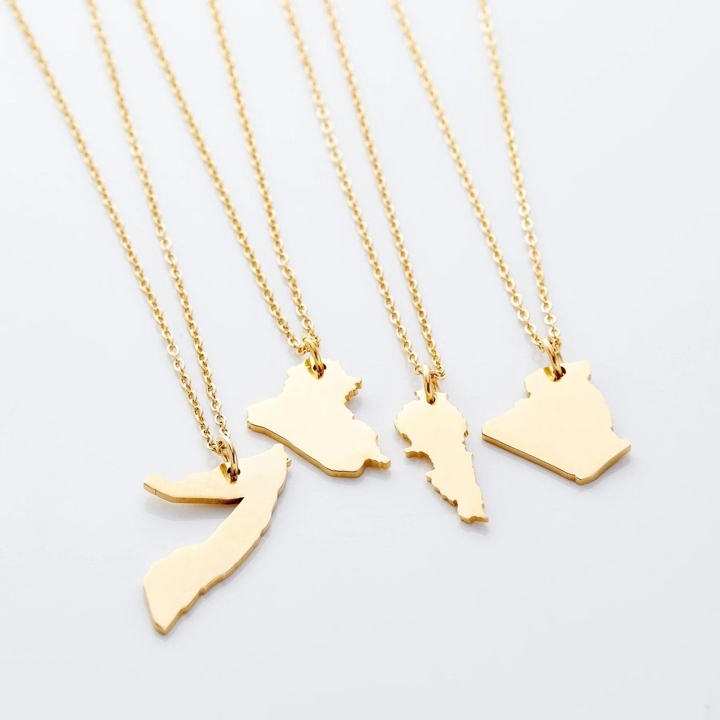 Custom Map Necklace