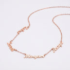 Multiple name necklace
