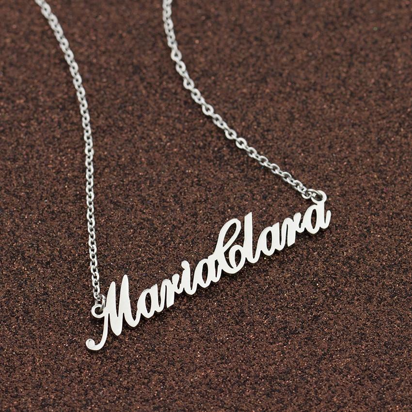 ENGLISH Custom Name Necklace