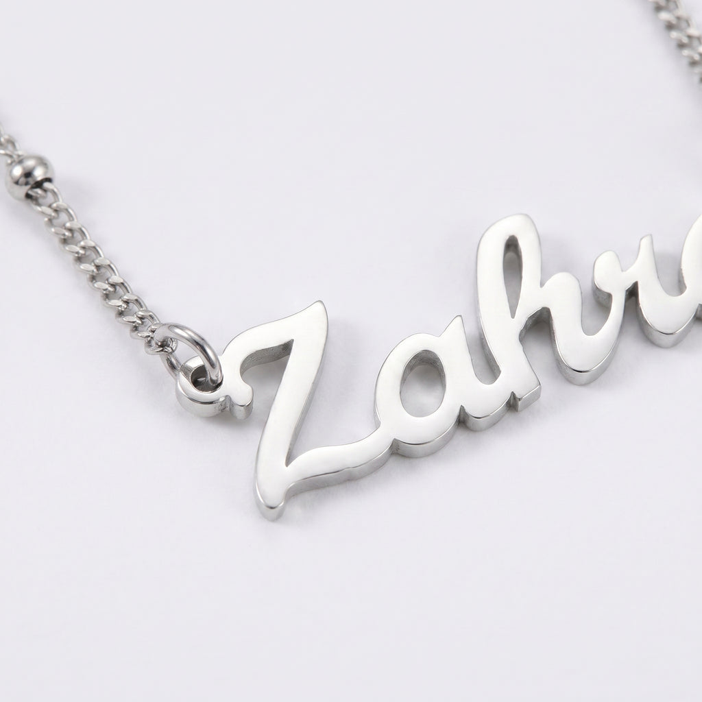 Custom name necklace Planet chain