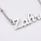 Custom name necklace Planet chain
