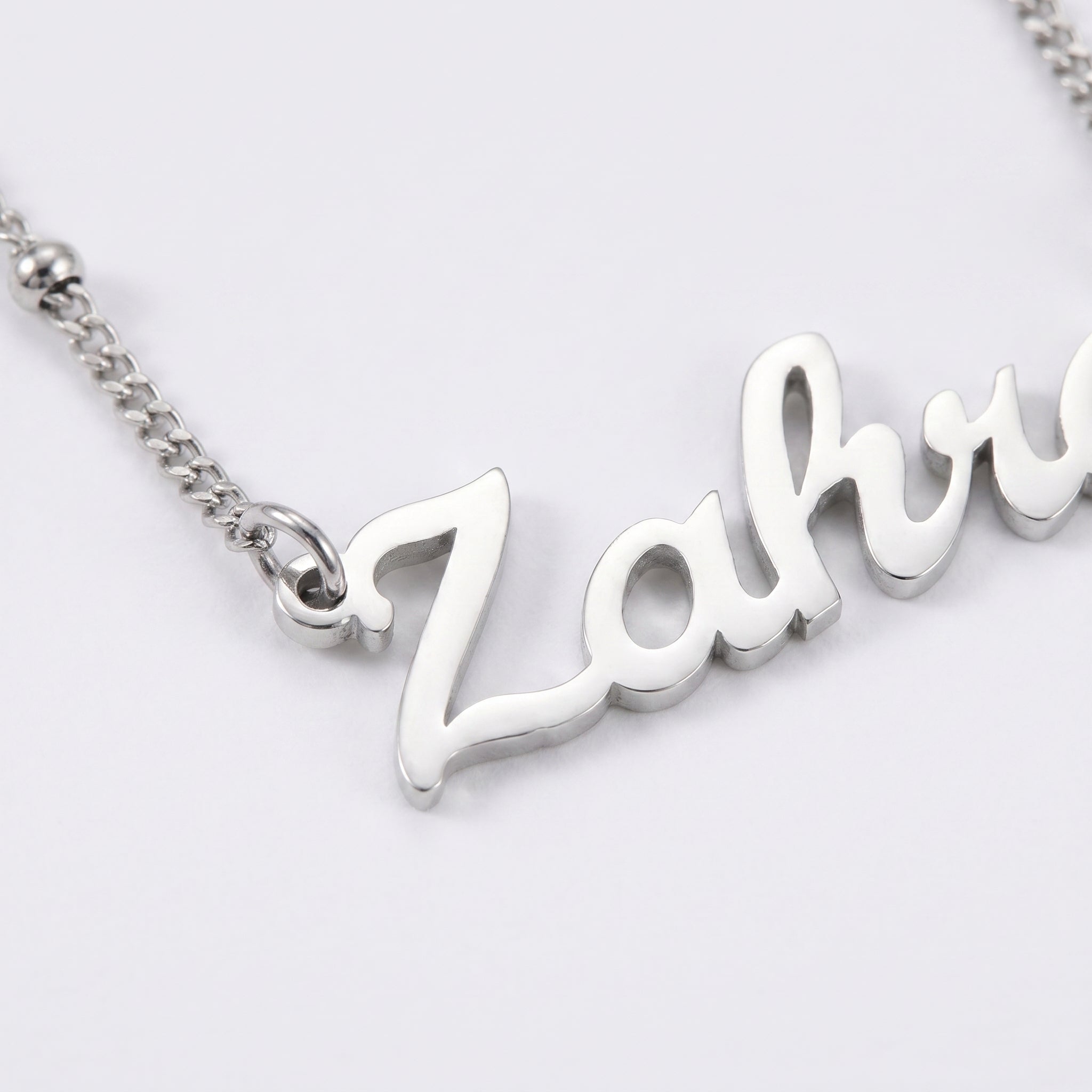 Custom name necklace Planet chain