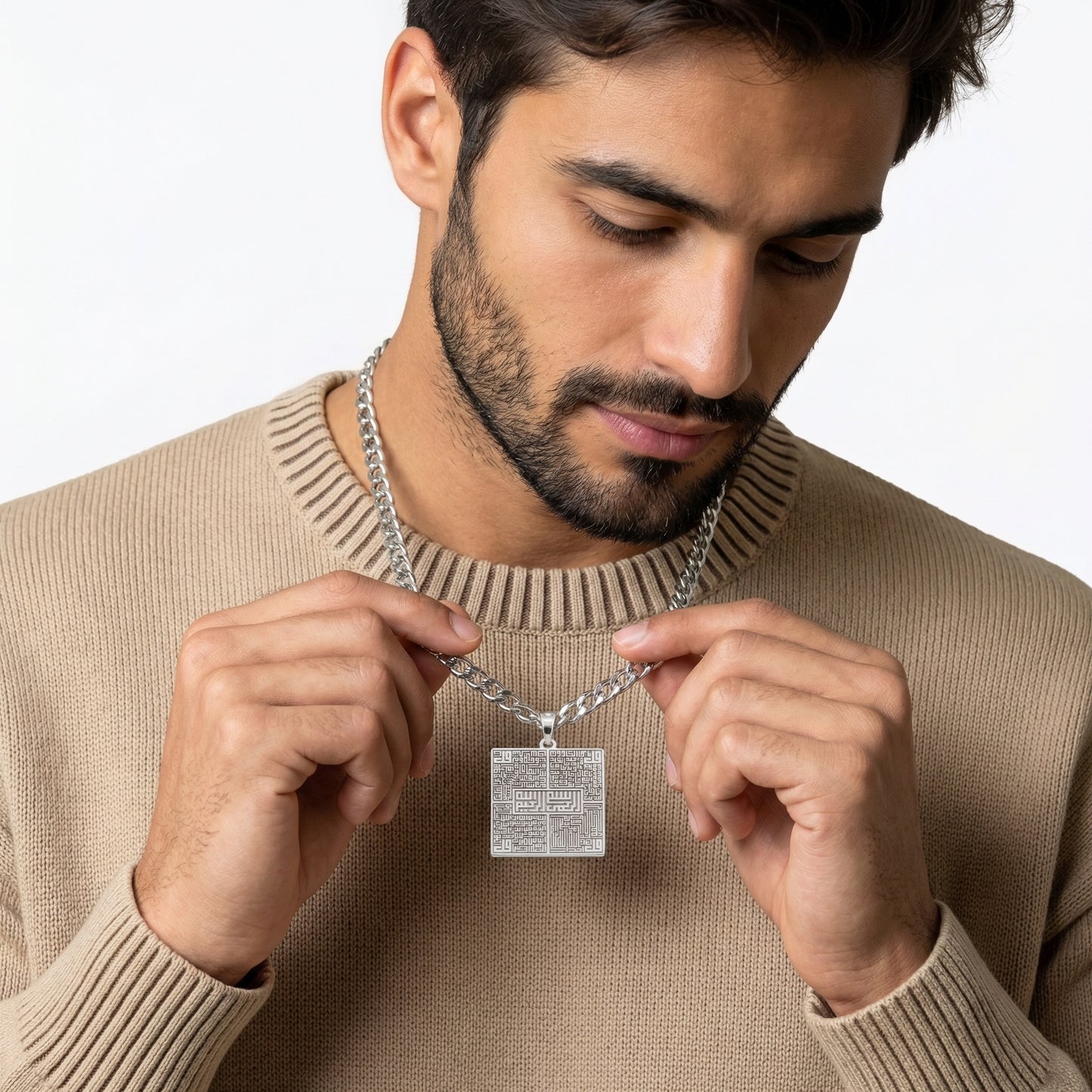 The Four Quls Men Cuban Necklace