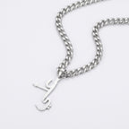 Mens name necklace cuban chain