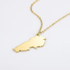 Custom Map Necklace