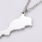 Custom Map Necklace