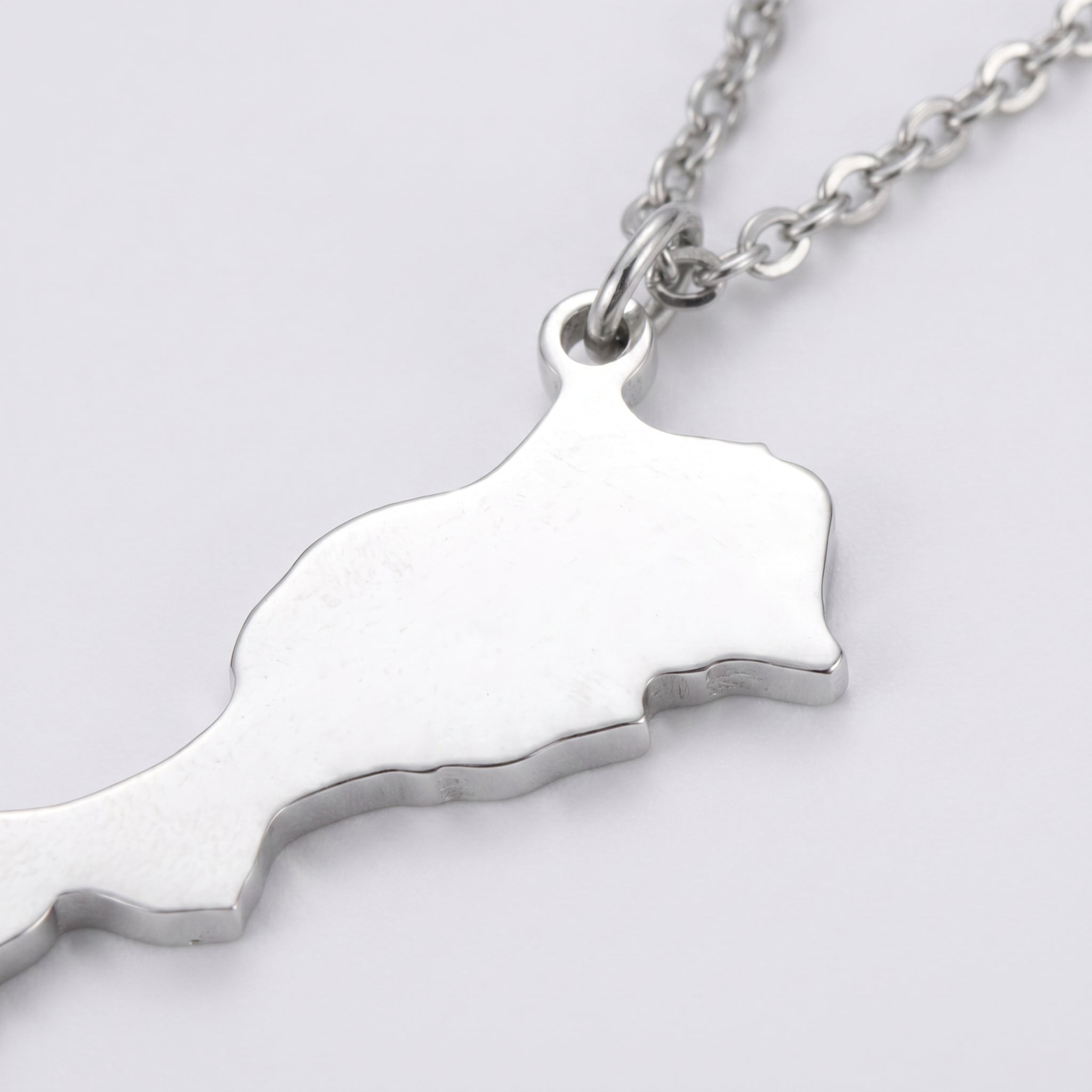Custom Map Necklace
