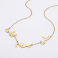 Multiple name necklace