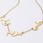Multiple name necklace